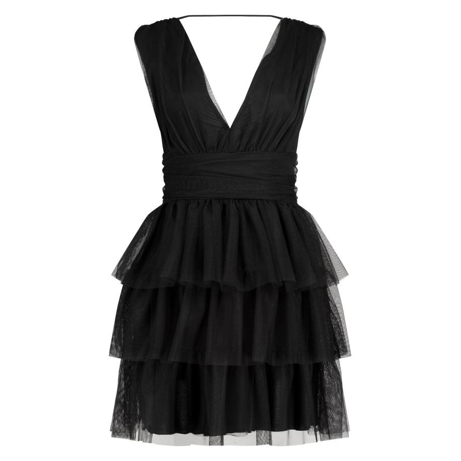 Nicowa Nicowa Cocktailjurk zwart -