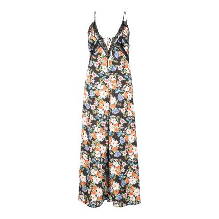 Nasty Gal Nasty Gal Petite Zomerjurk groen / oranje / zwart / wit