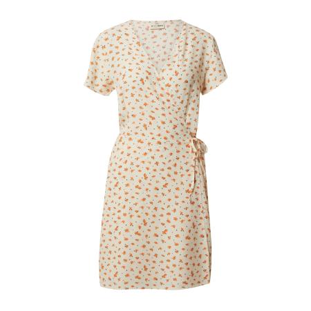 A LOT LESS A LOT LESS Jurk Evelyn beige / oranje / zwart