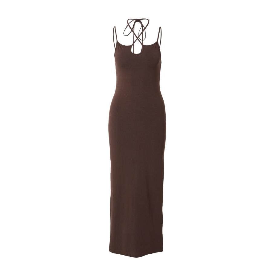 Weekday WEEKDAY Jurk Nina donkerbruin -