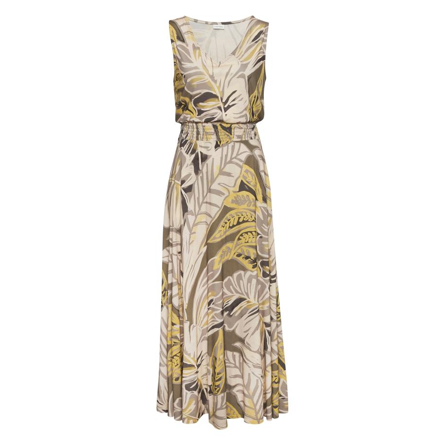 Lascana LASCANA Jurk camel / lichtbeige / goudgeel -