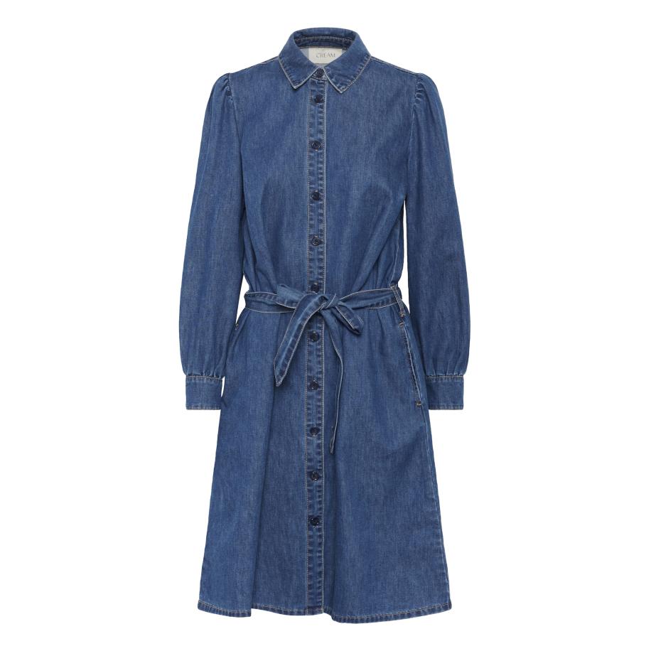 Cream Cream Blousejurk Stelle blauw denim -