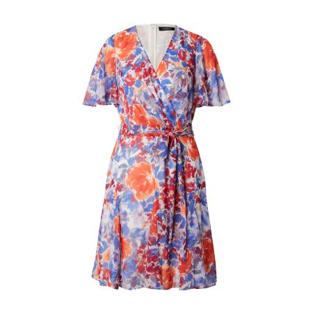 Lauren Ralph Lauren Lauren Ralph Lauren Jurk WANDELLA lichtblauw / oranje / rood / wit