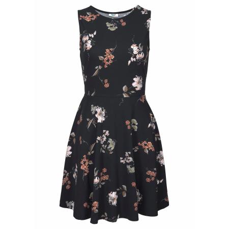 BEACH TIME BEACH TIME Zomerjurk olijfgroen / rosé / zwart / wit