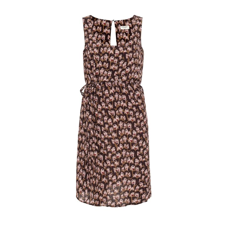 Anou Anou Anou Anou Jurk nude / camel / rood / zwart / wit -