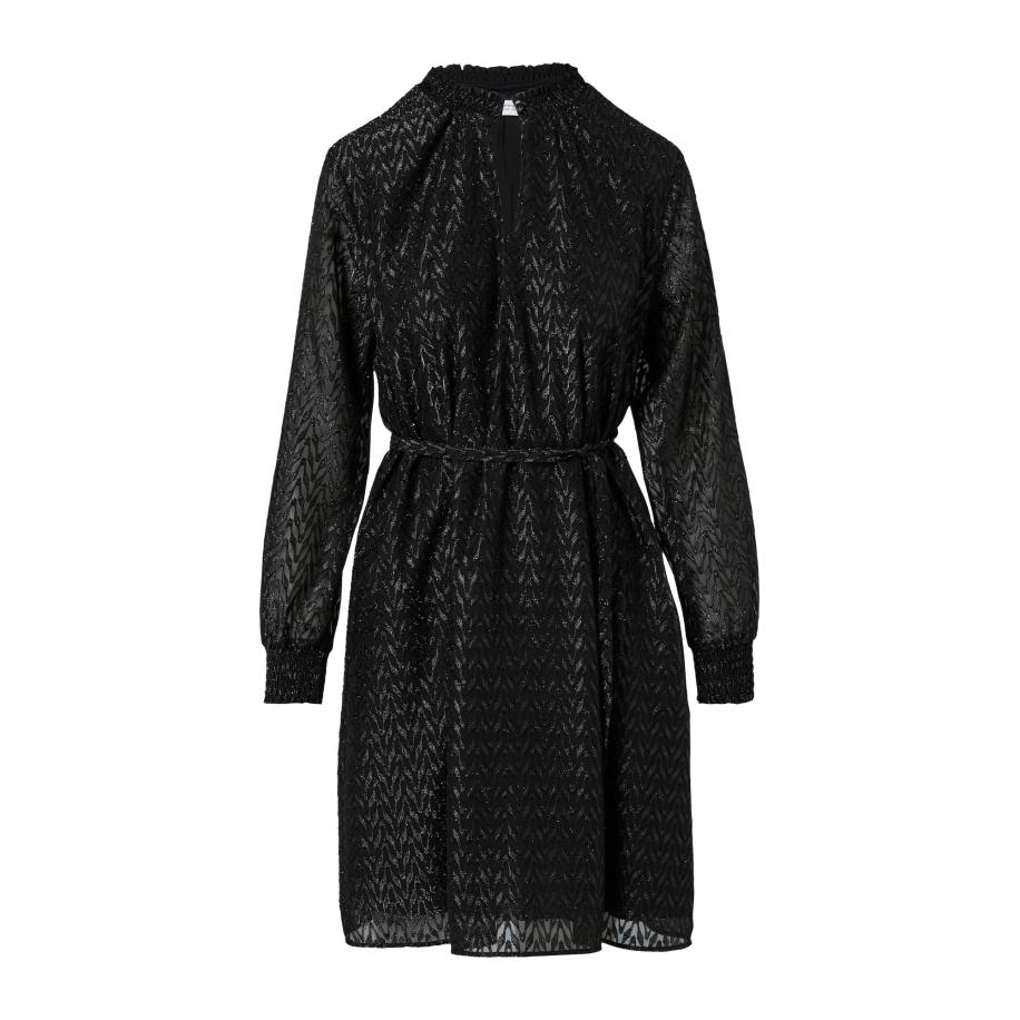 comma casual identity comma casual identity Jurk zwart / zilver -