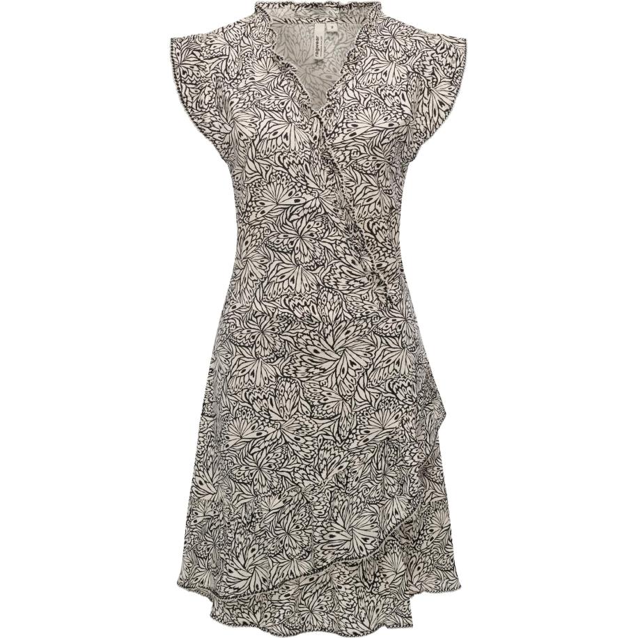 Ragwear Ragwear Zomerjurk Chantalia ecru / donkerbruin -