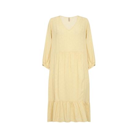 Soyaconcept Soyaconcept Jurk POSH geel / wit