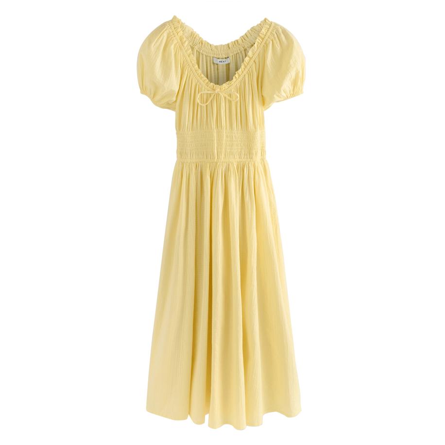Next Next Jurk geel -