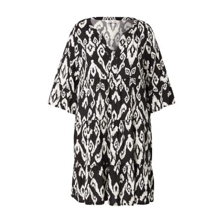 Z-One Jurk Lu44ana zwart / wit