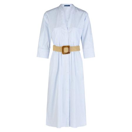 Navigazione Blousejurk lichtblauw / wit