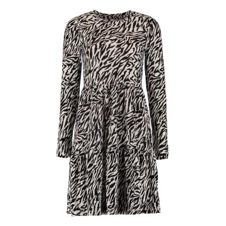 Hailys Hailys Jurk Ida zwart / offwhite