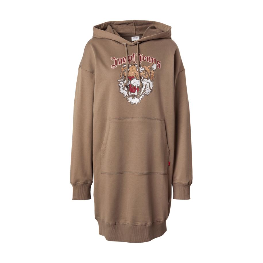 JOOP! Jeans JOOP! Jeans Jurk Tenny camel / kaki / karmijnrood / wit -