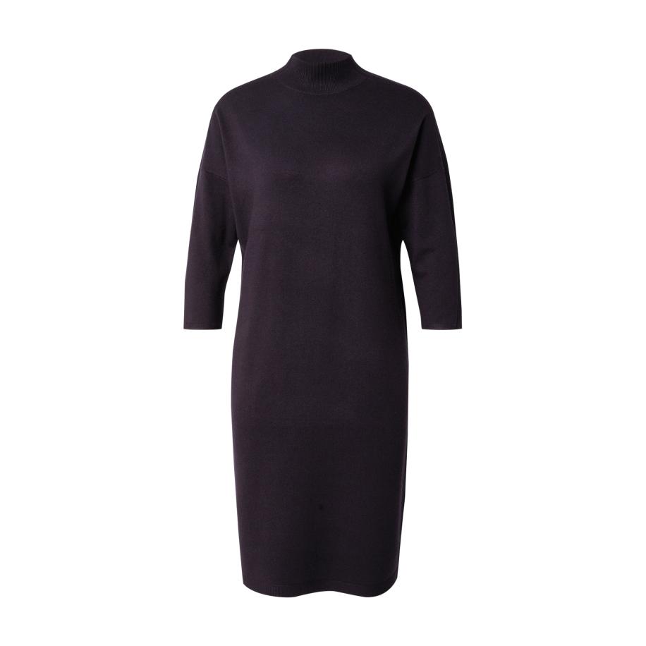 Comma COMMA Gebreide jurk zwart -