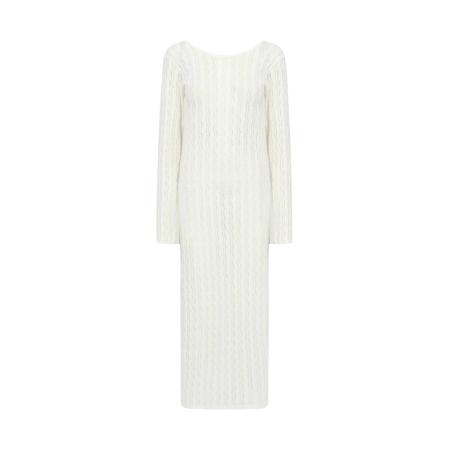 Levete Room Levete Room Gebreide jurk LAICA wit