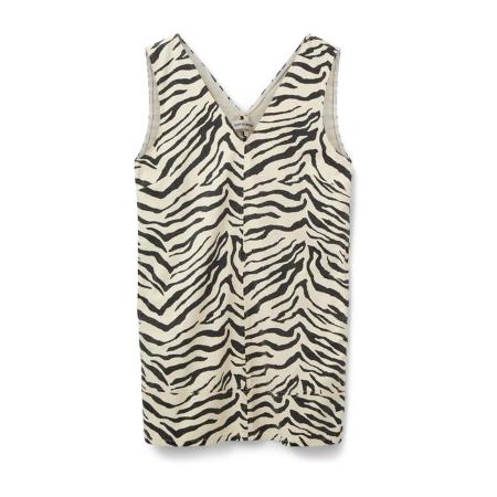 Sofie Schnoor Sofie Schnoor Jurk Olympe lichtgeel / zwart