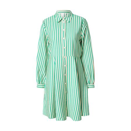 YAS YAS Blousejurk YASKAYA crème / groen