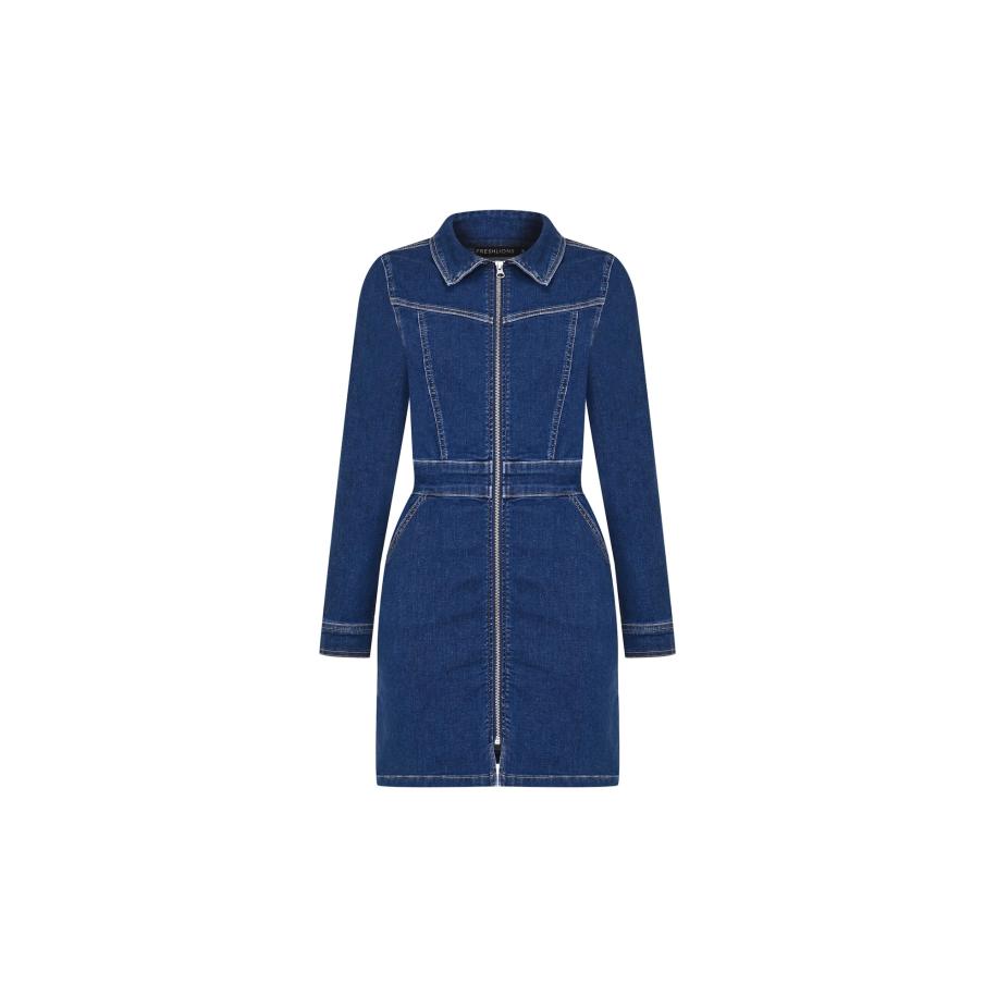 FRESHLIONS FRESHLIONS Zomerjurk Carla donkerblauw -