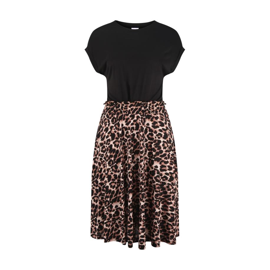 Lascana LASCANA Jurk beige / bruin / zwart -