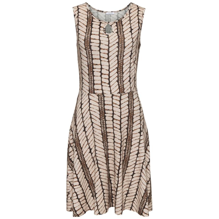 Lascana LASCANA Zomerjurk beige / bruin / zwart -