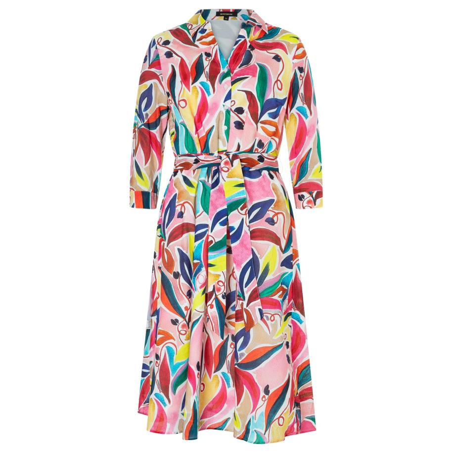 More & More MORE & MORE Blousejurk blauw / geel / groen / rood -
