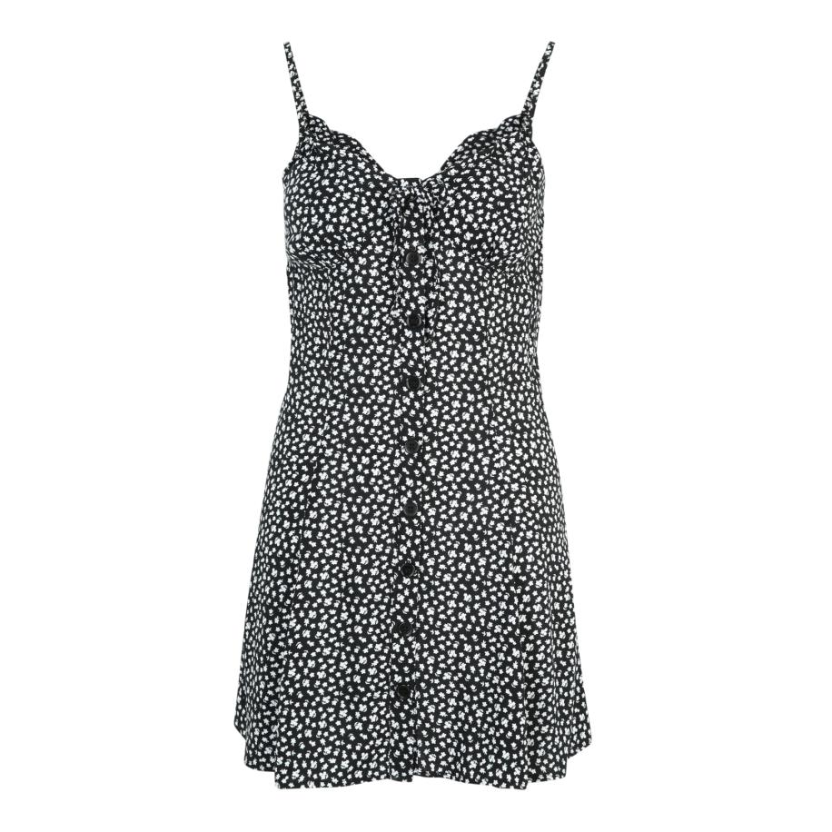 Aeropostale AÉROPOSTALE Jurk zwart / wit -