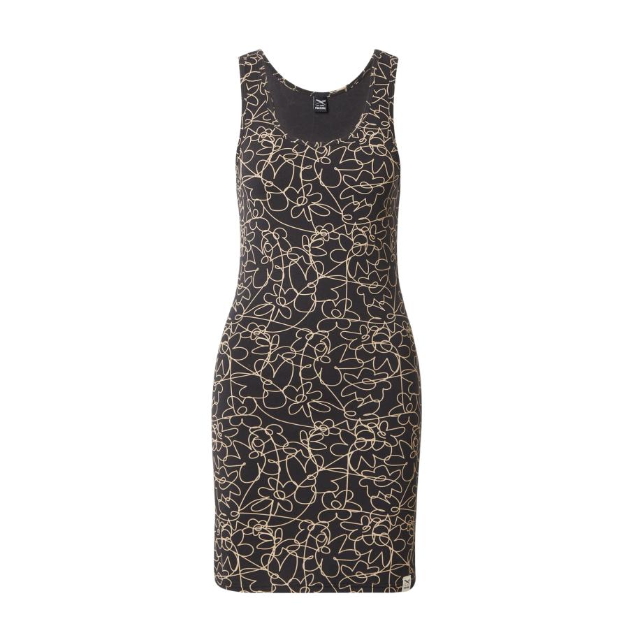 Iriedaily Iriedaily Jurk Suni beige / zwart -