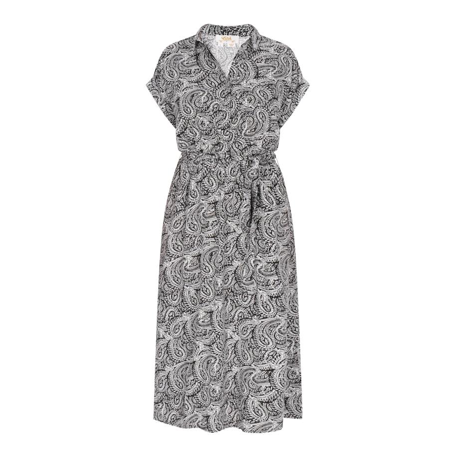 Usha usha FESTIVAL Blousejurk zwart / wit -