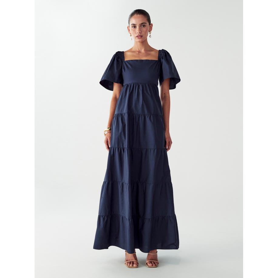 Willa Willa Jurk Zelda navy -