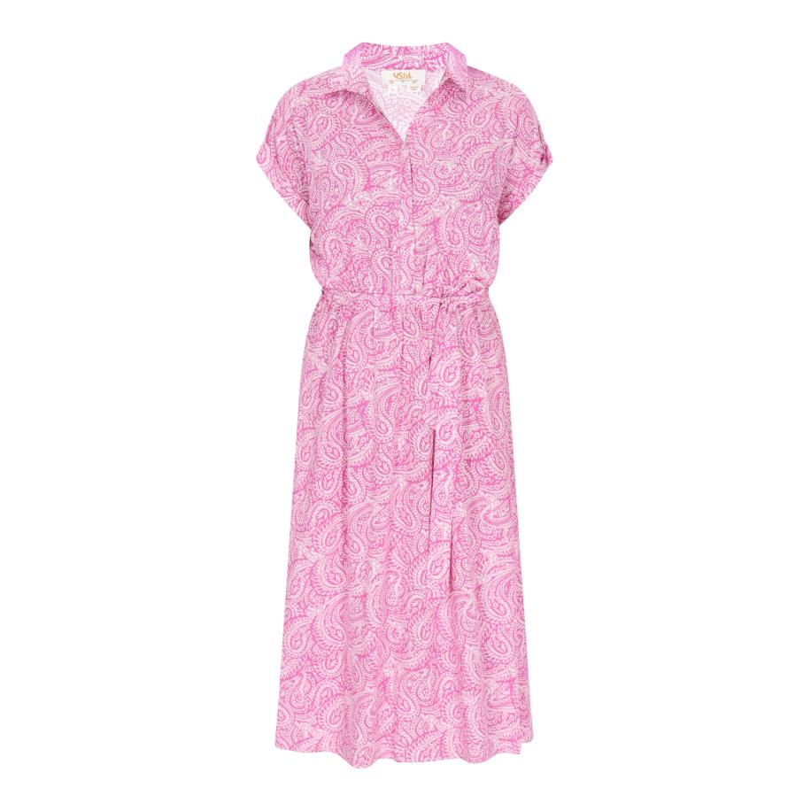 Usha usha FESTIVAL Blousejurk pink / wit -