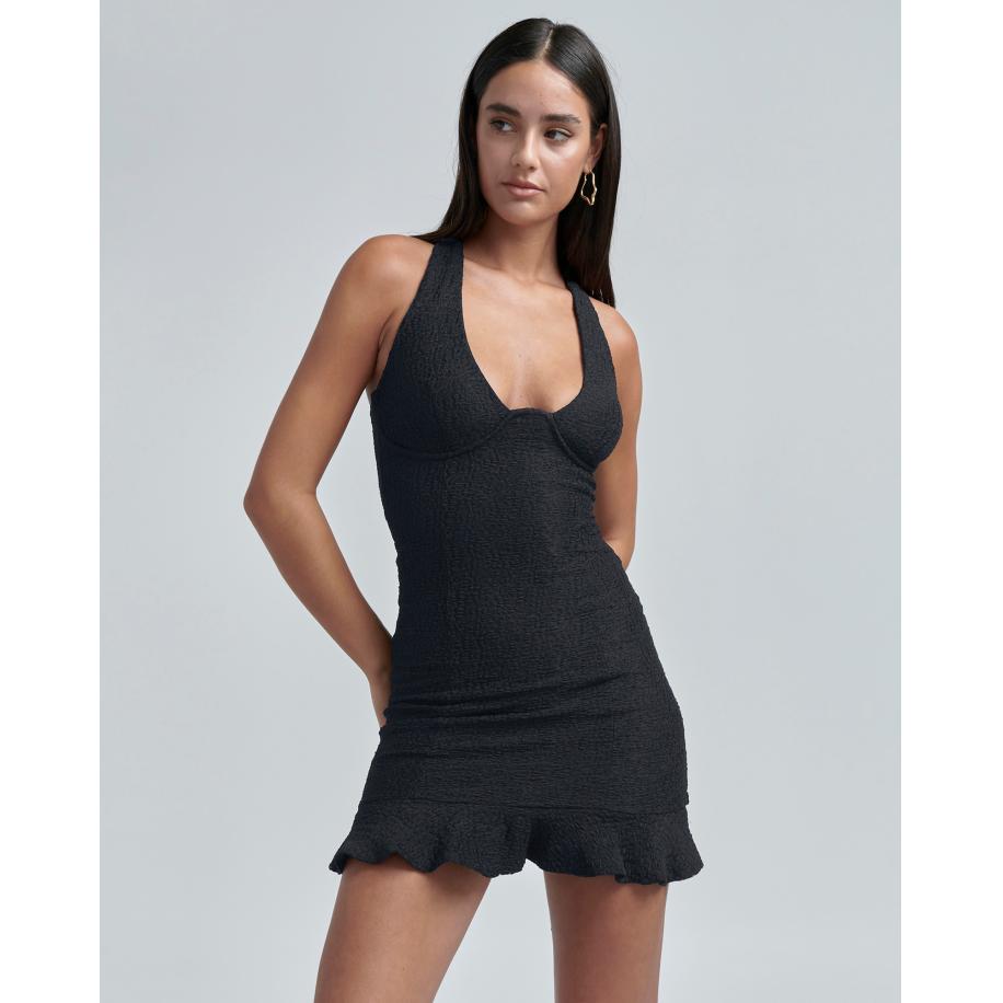 BWLDR BWLDR Jurk STARRI zwart -