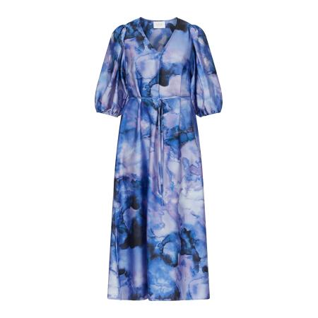 SISTERS POINT Jurk VENTIA blauw / hemelsblauw / sering / zwart