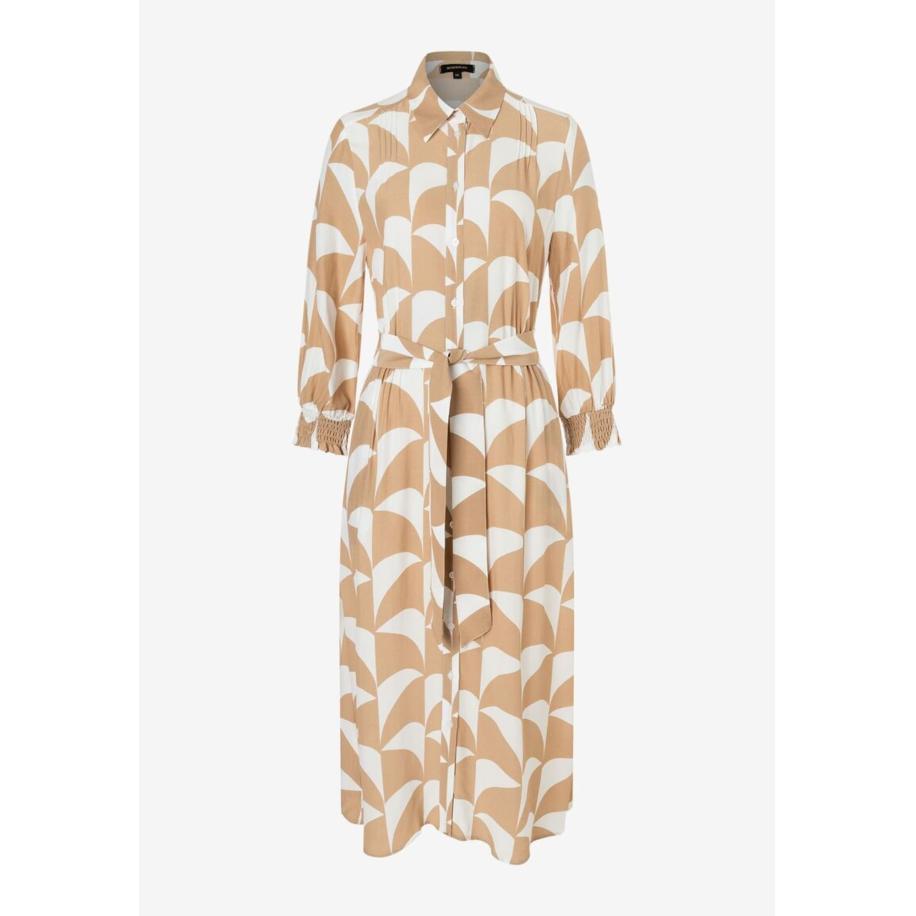 More & More MORE & MORE Blousejurk camel / offwhite -