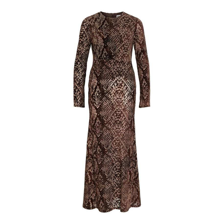 ROUGE EDIT ROUGE EDIT Jurk donkerbruin -