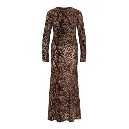 ROUGE EDIT ROUGE EDIT Jurk donkerbruin