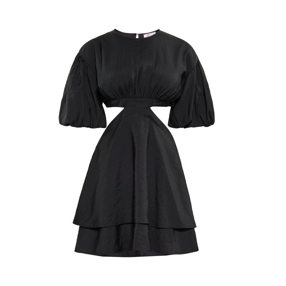 IZIA IZIA Zomerjurk zwart -