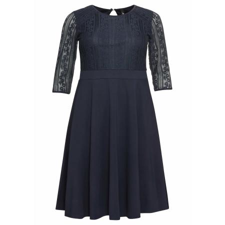 Sheego SHEEGO Cocktailjurk nachtblauw