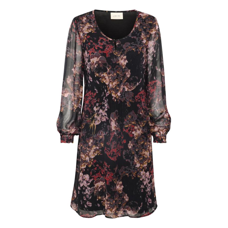 Cream Cream Jurk Annu gemengde kleuren / zwart -