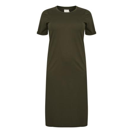 KAFFE CURVE Jurk Caline kaki