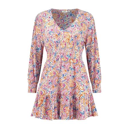Shiwi Shiwi Jurk ZARAGOSA blauw / lila / oranje / wit