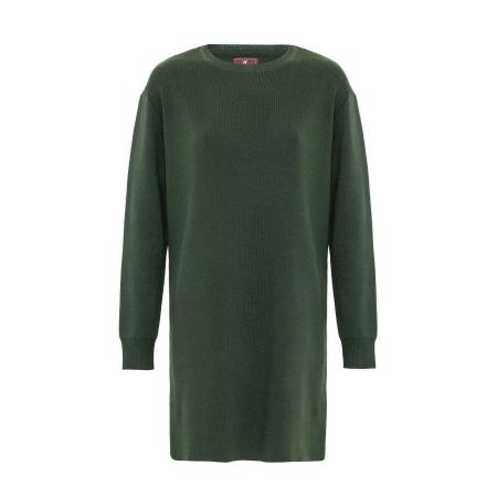 Williot Williot Gebreide jurk kaki