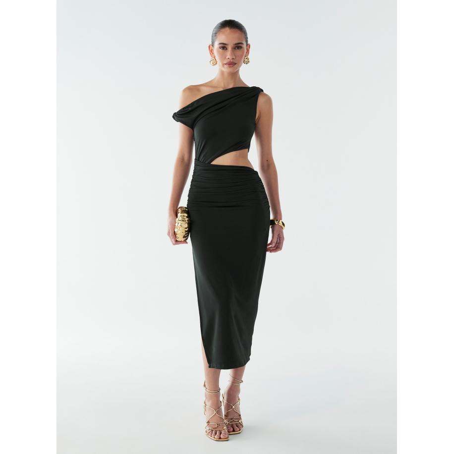 BWLDR BWLDR Jurk Maree donkergroen -