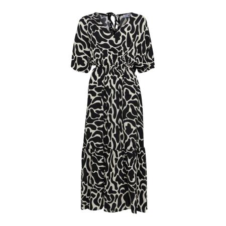 St MRLO Jurk Therase zwart / wit