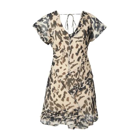 TOPSHOP Jurk beige / zwart