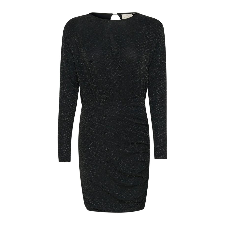 Kaffe Kaffe Jurk KA Ellie zwart / zilver -