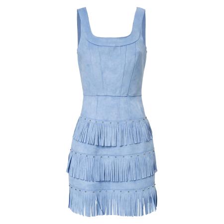 Influencer Influencer Jurk azuur