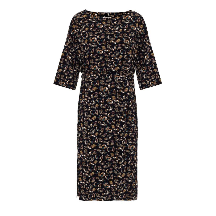 Anou Anou Anou Anou Jurk gemengde kleuren / zwart -