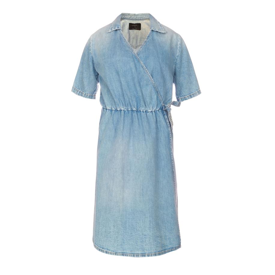 Le Temps des Cerises Le Temps Des Cerises Jurk FLOE blauw -