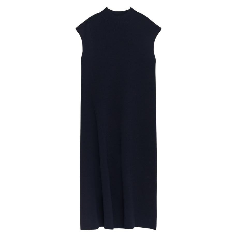 Adolfo Dominguez Adolfo Dominguez Gebreide jurk marine -