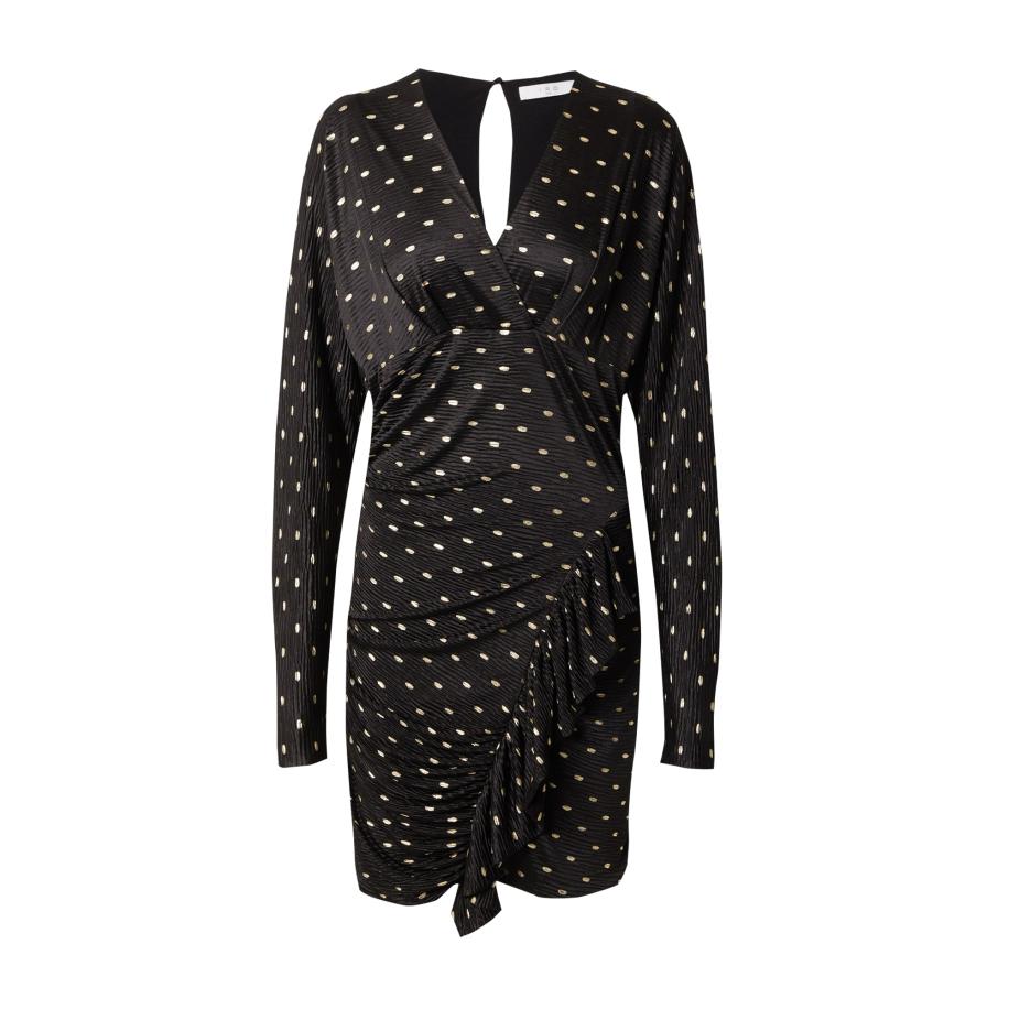 IRO IRO Jurk ROHANA geel / zwart -